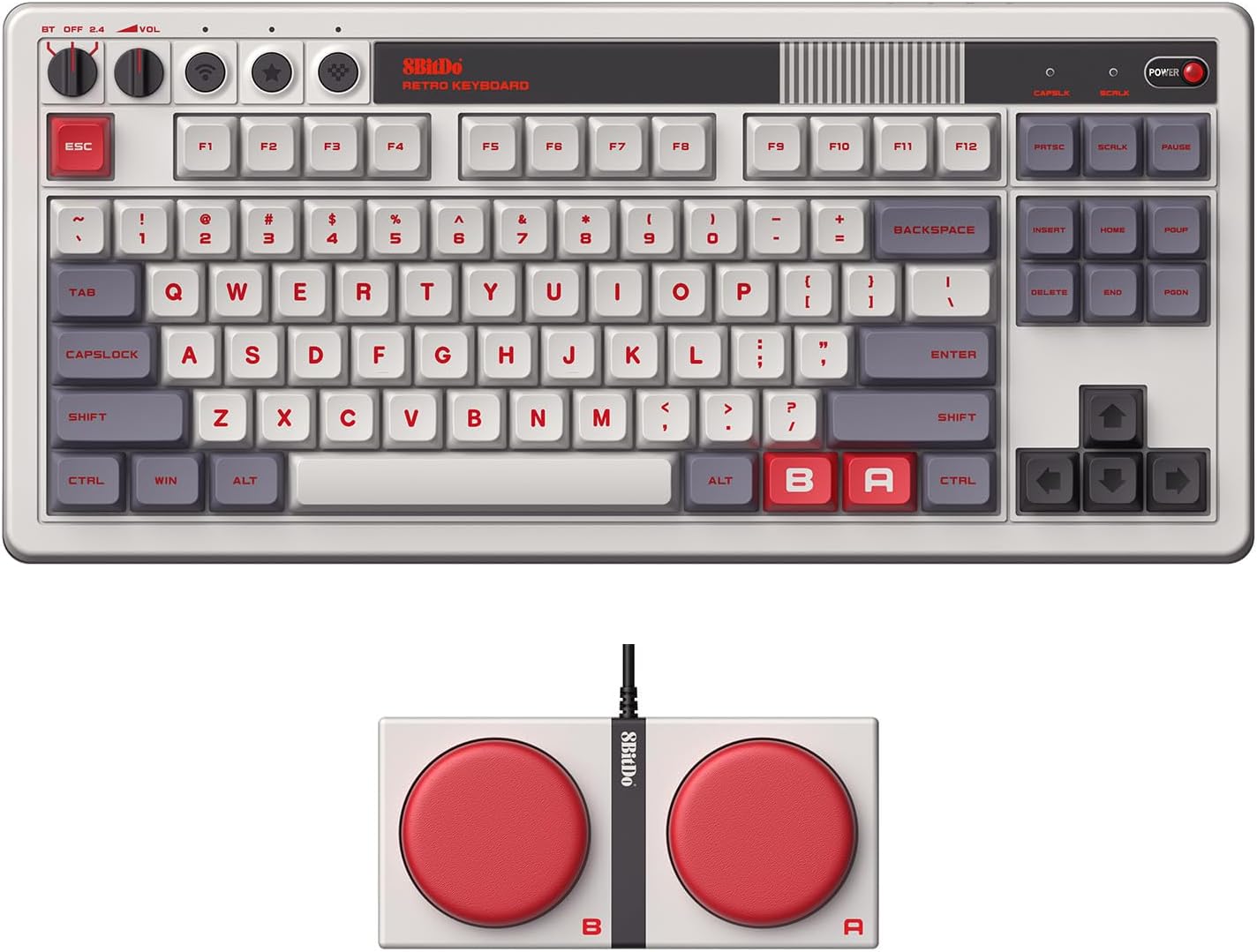 Rediscover the Magic of Retro Gaming with the 8-Bitdo Retro Mechanical Keyboard!
